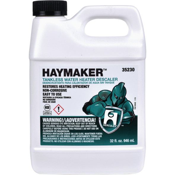 Hercules Haymaker 32 Oz. Ready To Use Tankless Water Heater Descaler 35230
