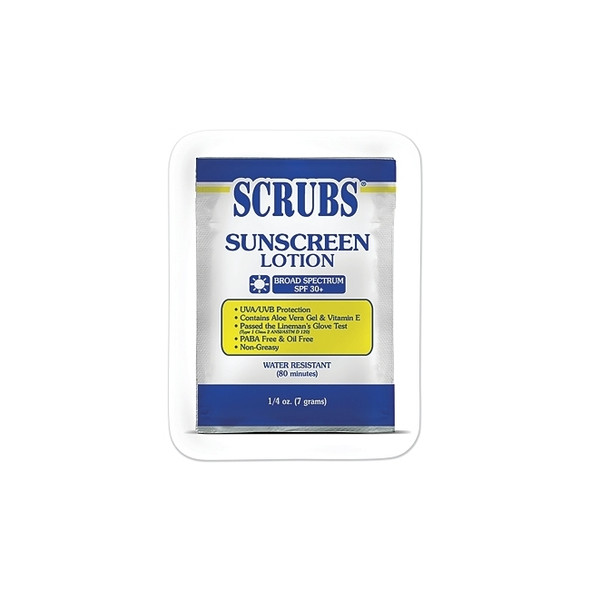 Sunscreen Lotion, 1/4 oz, One-Dose Packet