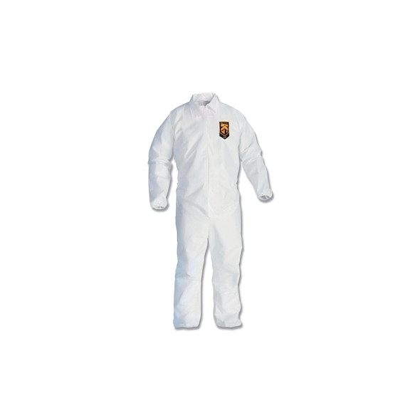 KleenGuard™ A20 Breathable Particle Protection Coverall, White, Large, ZF, EWA