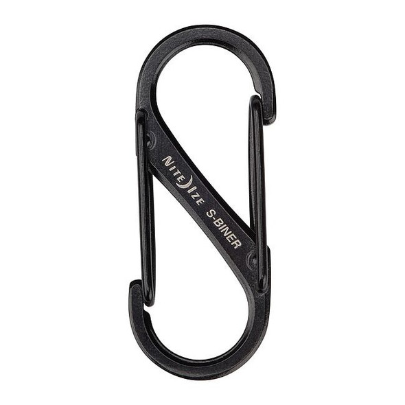 Nite Ize Double Gated Carabiner,1-9/16 In.,PK2 SB1-2PK-01