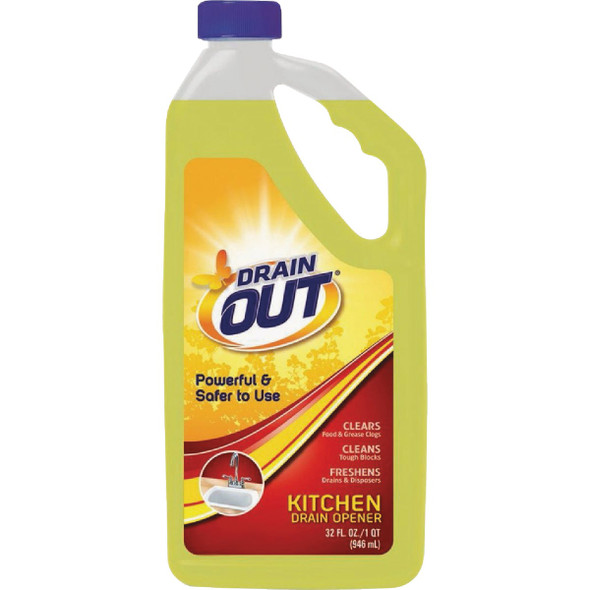 DrainOut 32 Oz. Liquid Kitchen Drain Opener DOK0632N