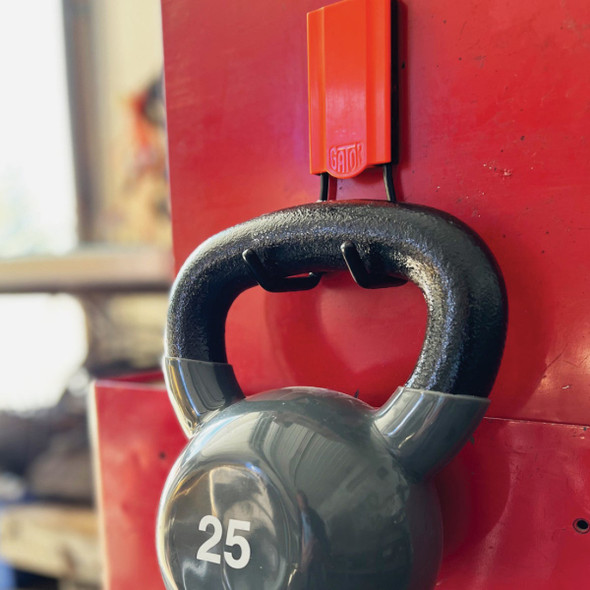 Gator Magnetics MIDI 2.5 In. Red Open Magnetic Hook, 25 Lb. Capacity