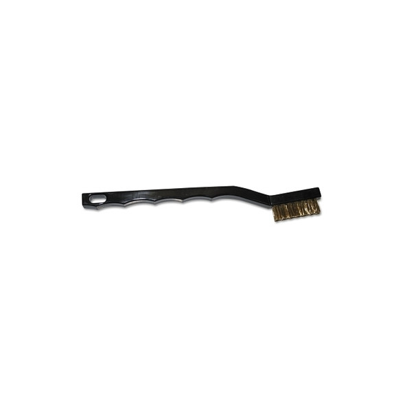 Handy Cleaning Brush, 7 in, Brass Wire, Plastic Handle Pack of 36