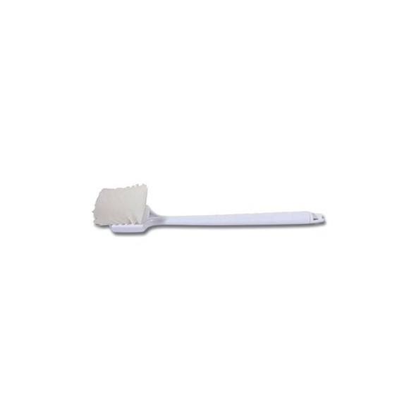 Utility Brush, 20 in  Block, 2 in Trim L, White Nylon Pack of 12