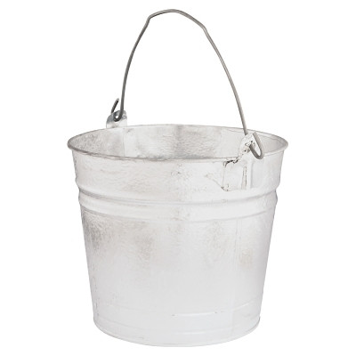 Hot-Dipped Galvanized Pail, 8 qt Pack of 12