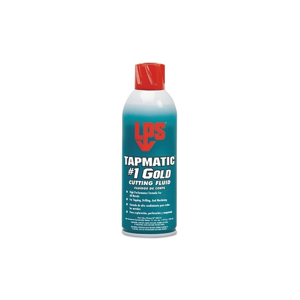 Tapmatic® #1 Gold Cutting Fluid, 11 wt oz, Aerosol Can Pack of 12
