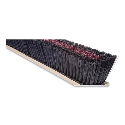 No. 11 Line Floor Brush, 24 in, 3 in Trim, Polystyrene Center, Black Plastic Border, Brush Only Pack of 12