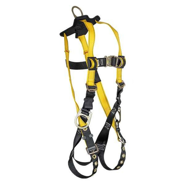 Condor Full Body Harness,Vest,Yellow,M Size 61DD40 Condor Full Body Harness,Vest,Yellow,M Size 61DD40