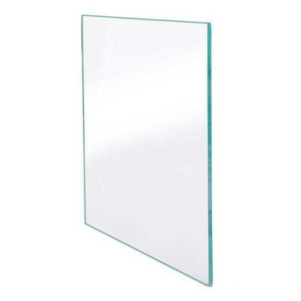 National Guard Safety Glass,21" H,1/4" Thickness L-TG-1/4" 6"x21"