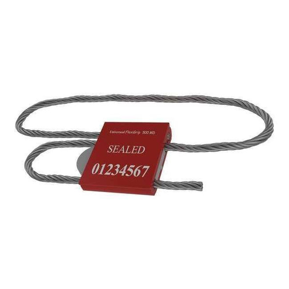 Universeal Cable Seal 48" x 13/64", Aluminum, Blue, Pk20 F500MD BLUE20