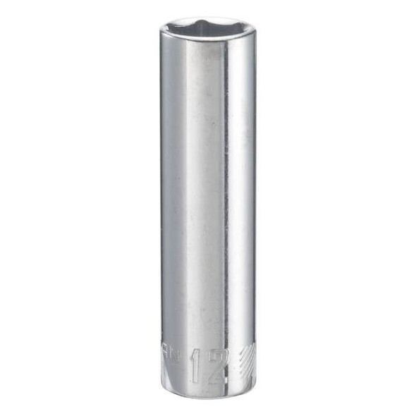 Craftsman Sockets, 3/8" Drive 12mm 6 Point Deep So CMMT44428