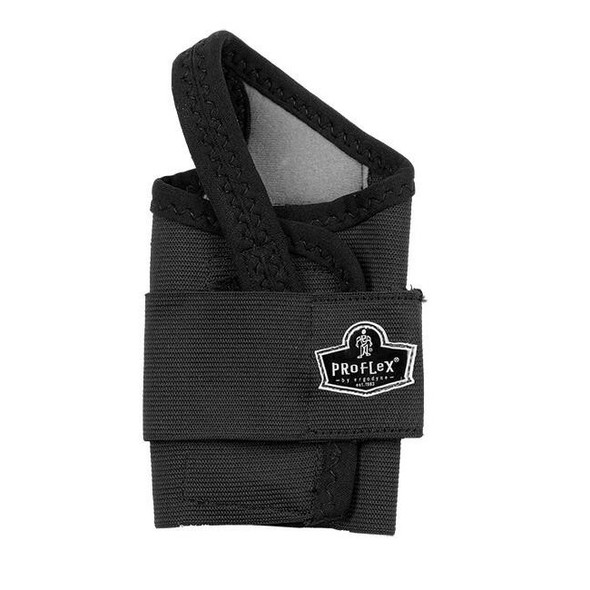 Ergodyne® ProFlex® 4000 Single-Strap Wrist Support, Right, Medium, Black, 1/Each