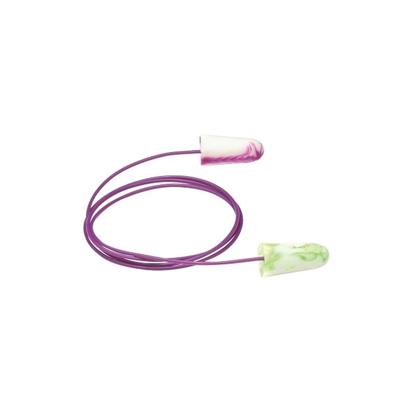 SparkPlugs Foam Earplugs, Foam, Assorted, Corded Pack of 100