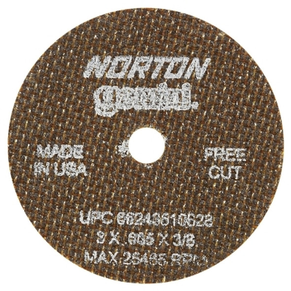 Gemini Type 1 Reinforced Cut-Off Wheel, 3 in dia, 0.035 in Thick, 3/8 Arbor, 60 Grit, Aluminum Oxide Pack of 25 Gemini Type 1 Reinforced Cut-Off Wheel, 3 in dia, 0.035 in Thick, 3/8 Arbor, 60 Grit, Aluminum Oxide Pack of 25