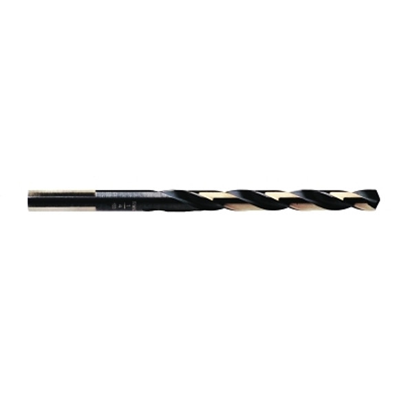 Black and Gold HSS Fractional Drill Bit, 13/64 in, Split Point Pack of 12
