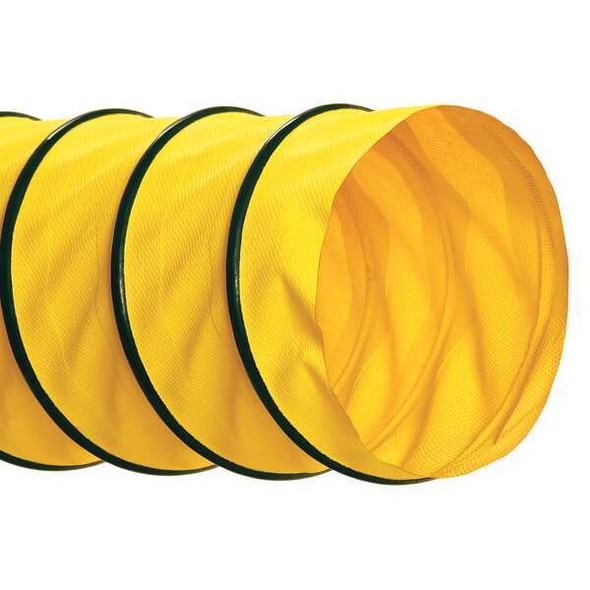 Hi-Tech Duravent Blower Hose with Cuffs,8 in. I.D.,6 psi 0615-0800-0566