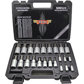 ELITE 23 Piece Metric HEX Master Set MMS23P