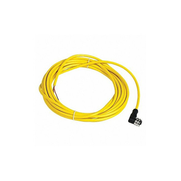 Telemecanique Sensors Cordset,16.4 ft.,Yellow,250VAC/300VDC XZCPV1965L5
