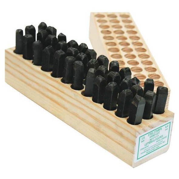 Young Bros Stamp Works Hand Stamp Kit, Letter/Number Set 02362