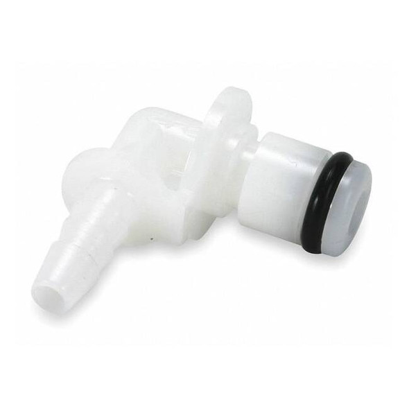 Colder Elbow Insert, Acetal, Shut-Off, Barbed PMCD2304