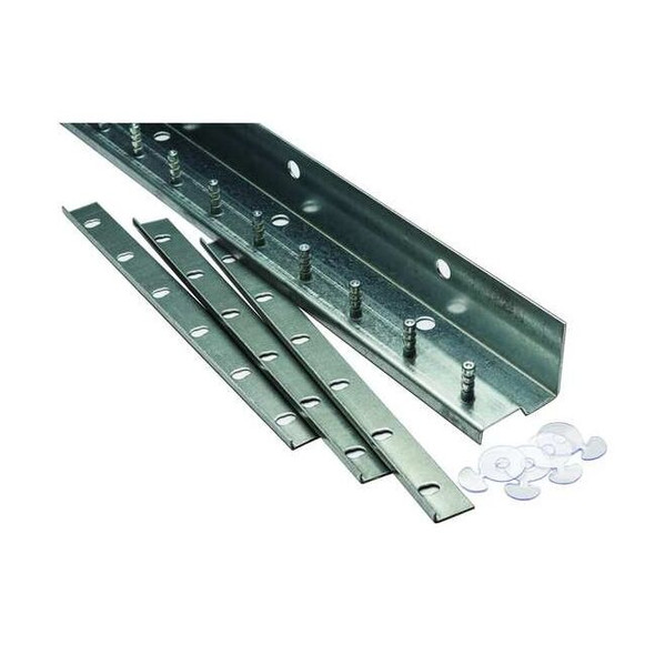 Tmi Save-T-Loc Strip Door Hardware,8ft,Alum 999-00571