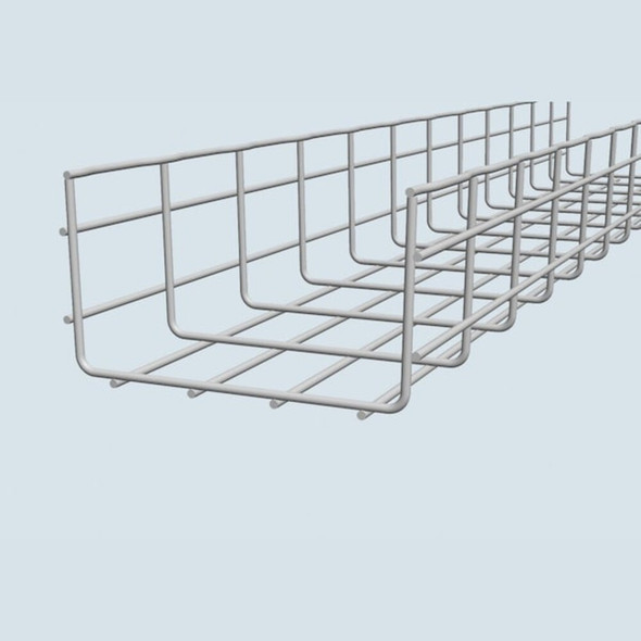 Cablofil Wire Mesh Cable Tray, 76 lb Capacity, Steel, Zinc Plated CF105-200EZ