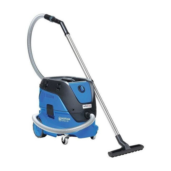 Industrial, Shop Vacuum, 8 gal, Washable PTFE, HEPA, 148 cfm, 1 1/2 hp