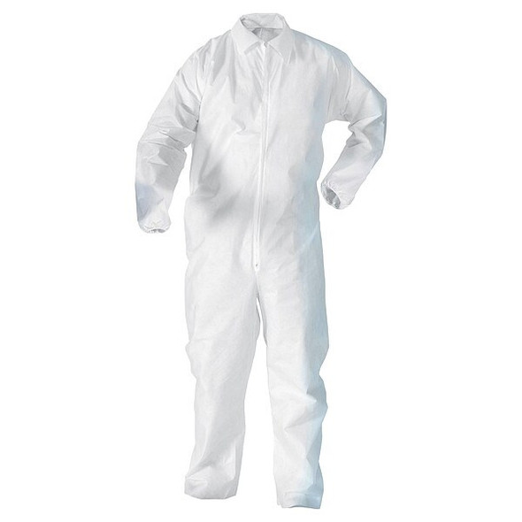 Kleenguard Coveralls,3XL,Wht,KleenGuard A20,PK50 68969 Kleenguard Coveralls,3XL,Wht,KleenGuard A20,PK50 68969