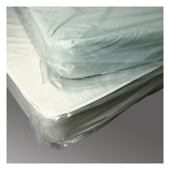 Mattress Bags, 90" x 76", 1.50 mil, Clear, None, 100 PK