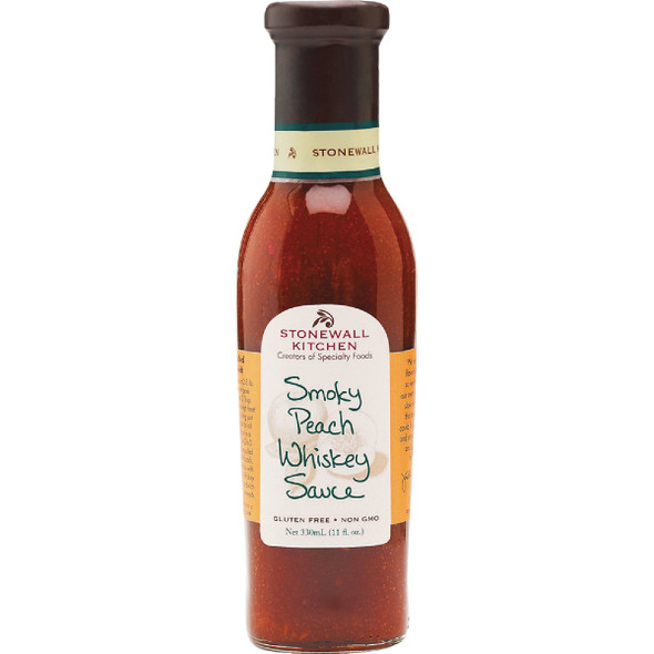 Stonewall Kitchen 11 Oz. Smoky Peach Whiskey Sauce 131144 Pack of 6
