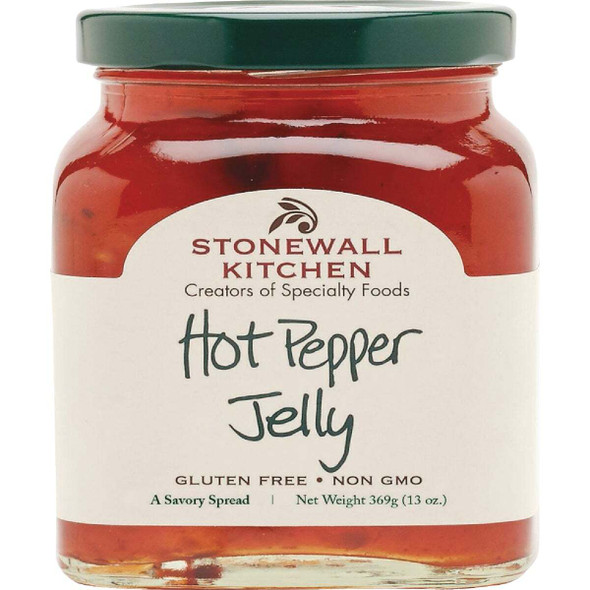 Stonewall Kitchen 13 Oz. Hot Pepper Jelly, Mild 101326 Pack of 12