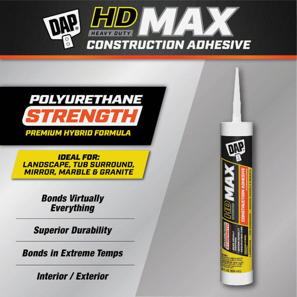 DAP HD Max 28 Oz. Construction Adhesive