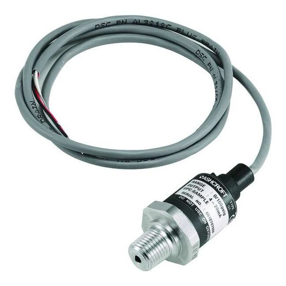 Ashcroft Transducer,0 to 500 psi,Output 1 to 5VDC G17M0215F2500#