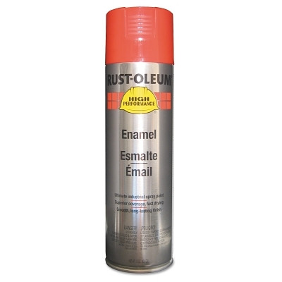 High Performance V2100 System Enamel Aerosol, 15 oz Can, Safety Red, Gloss Pack of 6