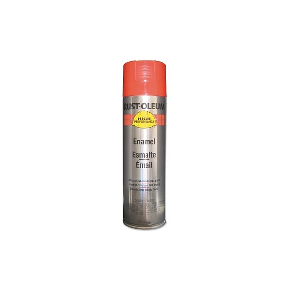 High Performance V2100 System Enamel Aerosol, 15 oz Can, Safety Red, Gloss Pack of 6