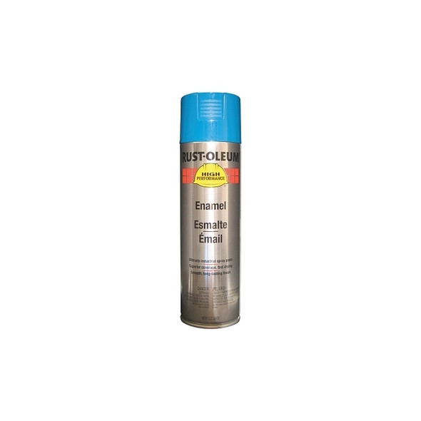 High Performance V2100 System Enamel Aerosol, 15 oz Can, Safety Blue, Gloss Pack of 6