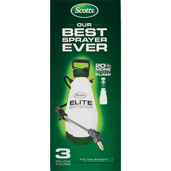 Scotts Elite 3 Gal. Manual Pump Hand Sprayer 190659 724191
