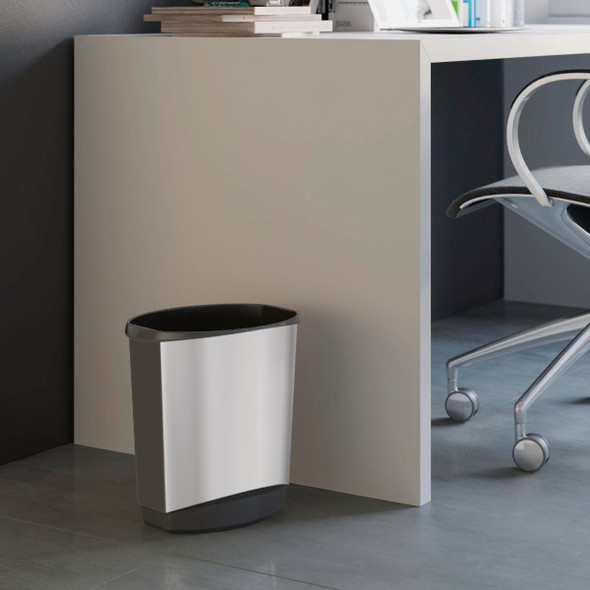 Curver Ovo Vanity 3.8 Gal. Wastebasket 242157 614479