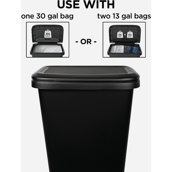 Hefty 20.4 Gal. Dual Function Trash Can