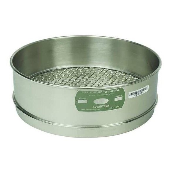 Advantech Sieve, No 12, S/S, 12 In, Full Ht 12SS12F
