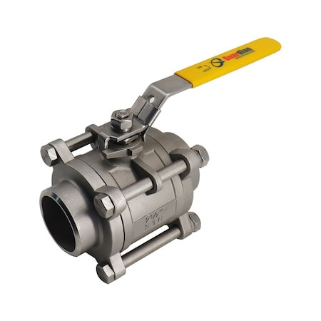 Manufacturer Varies Manual 2-Way Ball Valve,Butt Weld,316 SS 06Q031B04012