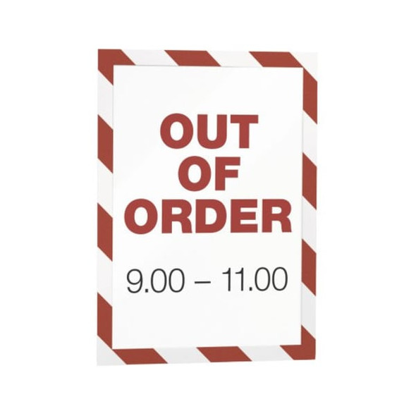 Manufacturer Varies Sign Holder,8-1/2" x 11",PVC,PK2 4772132