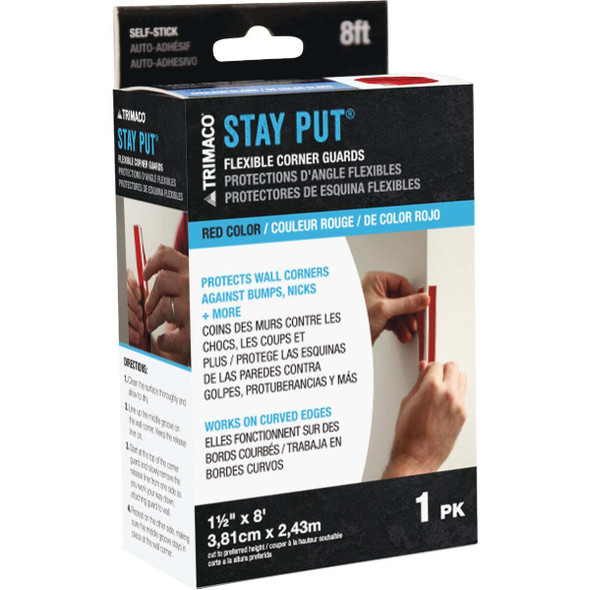Trimaco Stay Put 1.5 In. x 8 Ft. Flexible Corner Guard 11835