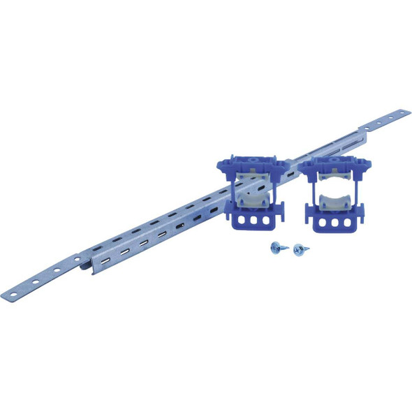 HoldRite 10 to 18 In. Stout Bracket Galvanized Telescoping Brackets & Clamps Kit