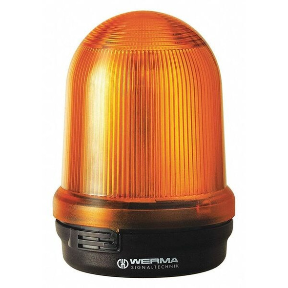 Werma Warning Light,Yellow,24VDC,Surface Mount 82930055 Werma Warning Light,Yellow,24VDC,Surface Mount 82930055