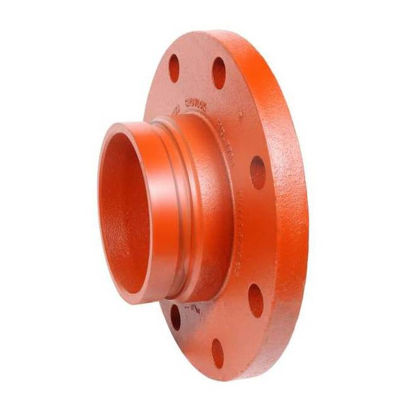 Gruvlok Flange, Ductile Iron, Grooved, 3 1/2 in 0390202042