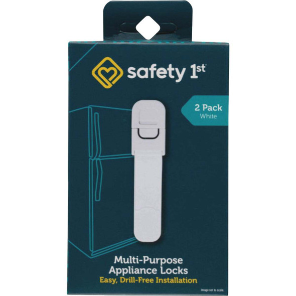 Safety 1st Multi-Purpose White Appliance Lock (2-Pack) HS155