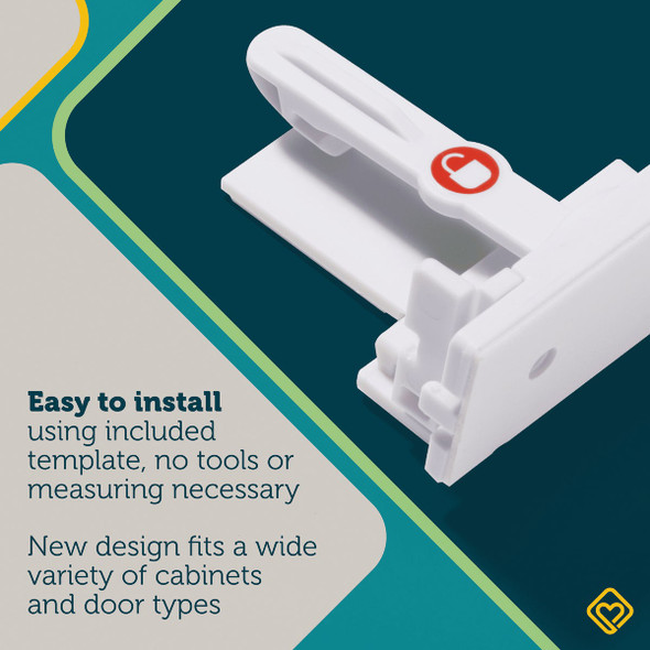Safety 1st Secure-to-Explore Adhesive Locks (4-Pack) HS395 217049
