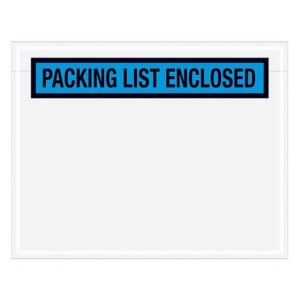 Manufacturer Varies Packing List Envelopes, Blue, PK1000 PL458