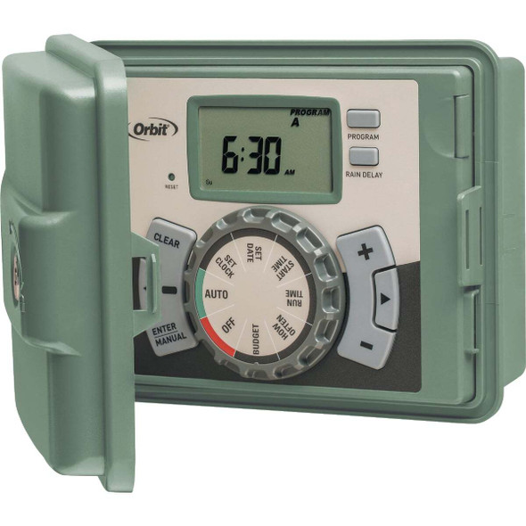Orbit Easy-Set Logic 6-Station Indoor/Outdoor Sprinkler System Timer 57896